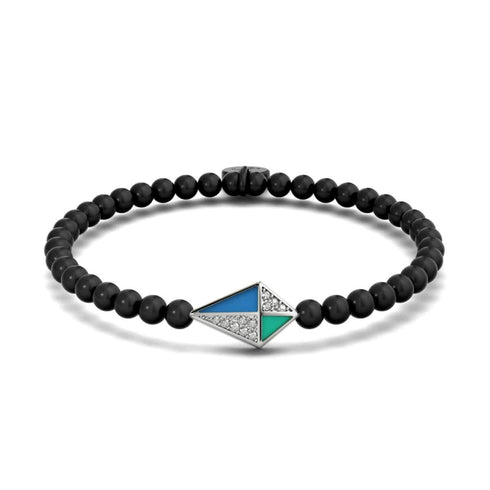 Drachen | Rotguss | Emaille | Kristall-Charm-Armband